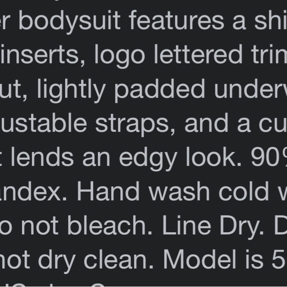 Bebe bodysuit- NWT - Picture 3 of 3